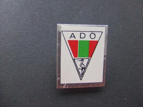 ADO Den Haag logo zilverkleurig met ooievaar